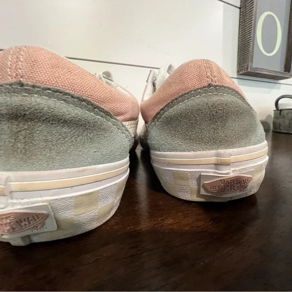 Vans sk8-Hi Pro Washout Blue/Antique checkered Sole Low Top - Picture 6 of 6